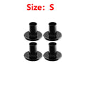 4Pcs Non-Slip High Heel Protector Covers High Heels round Protective Stoppers Wearable Silence Heel Cover Shockproof Accessory