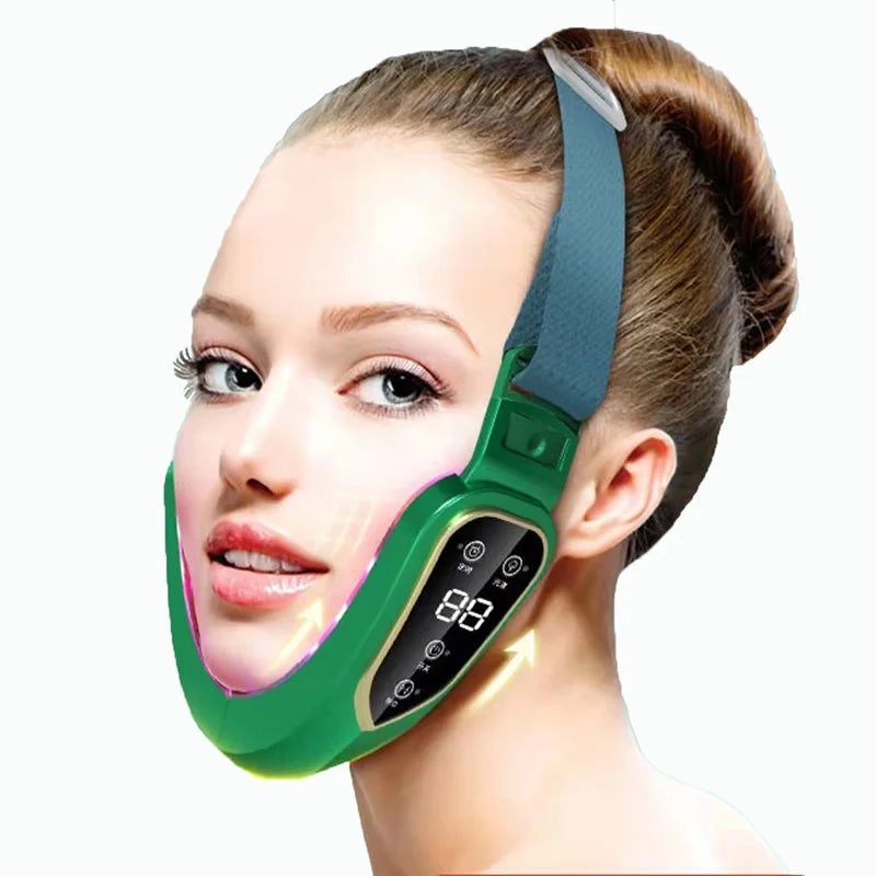 Facial Lifting Massager 12 Gears Electric Facial Massager V-Line Face Lifting Slimming Vibration Device Home Use Beauty Tool