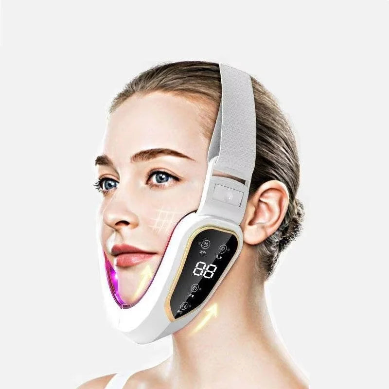 Facial Lifting Massager 12 Gears Electric Facial Massager V-Line Face Lifting Slimming Vibration Device Home Use Beauty Tool