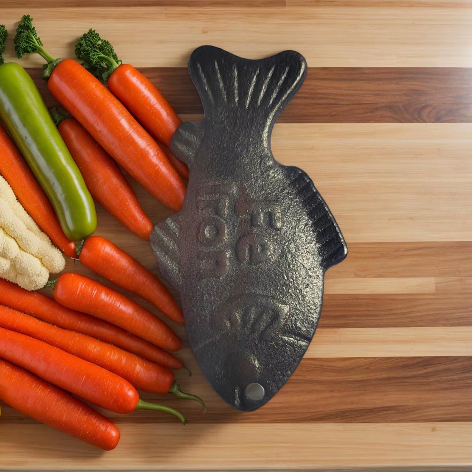 2Pcs Iron Fish a Natural Source of Iron Reusable Kitchen Accessories Iron Deficiency Great Iron Supplement Alternative for Women